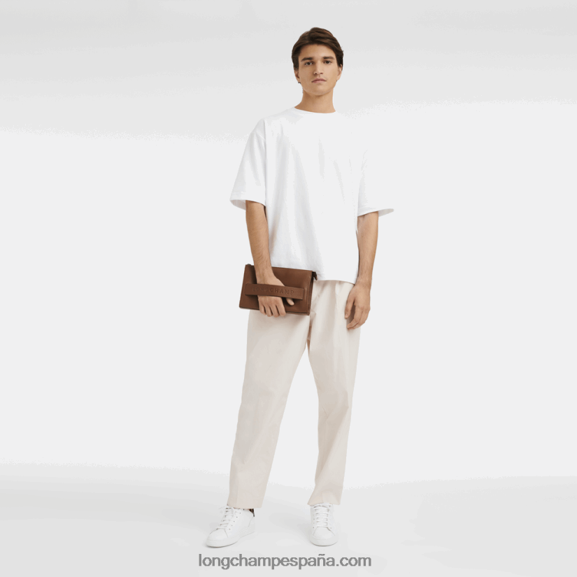 bolsa 3d hombres coñac 642B88723 Longchamp