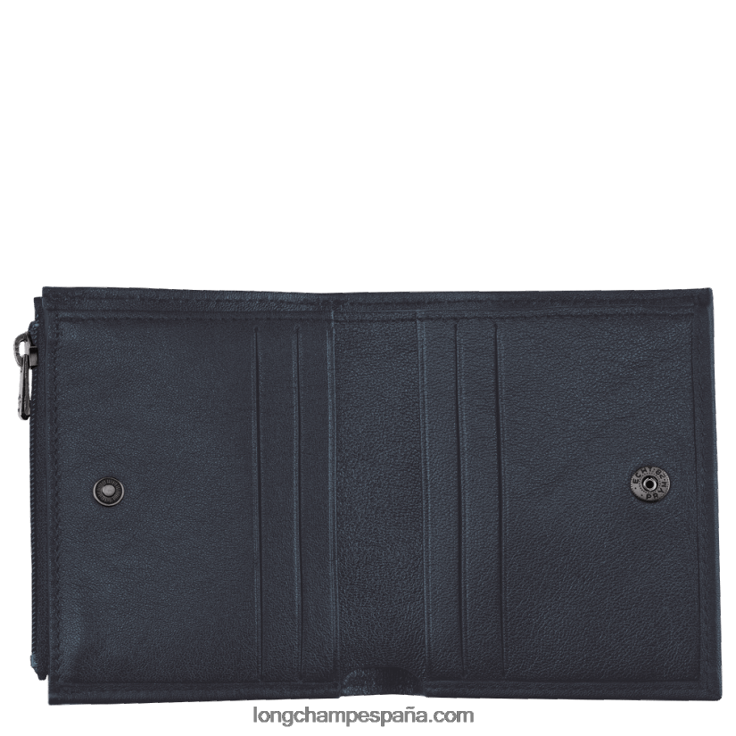 billetera 3d hombres azul medianoche 642B88626 Longchamp