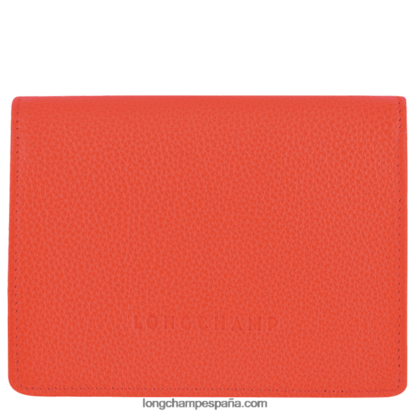 billetera le foulonne hombres naranja 642B88596 Longchamp