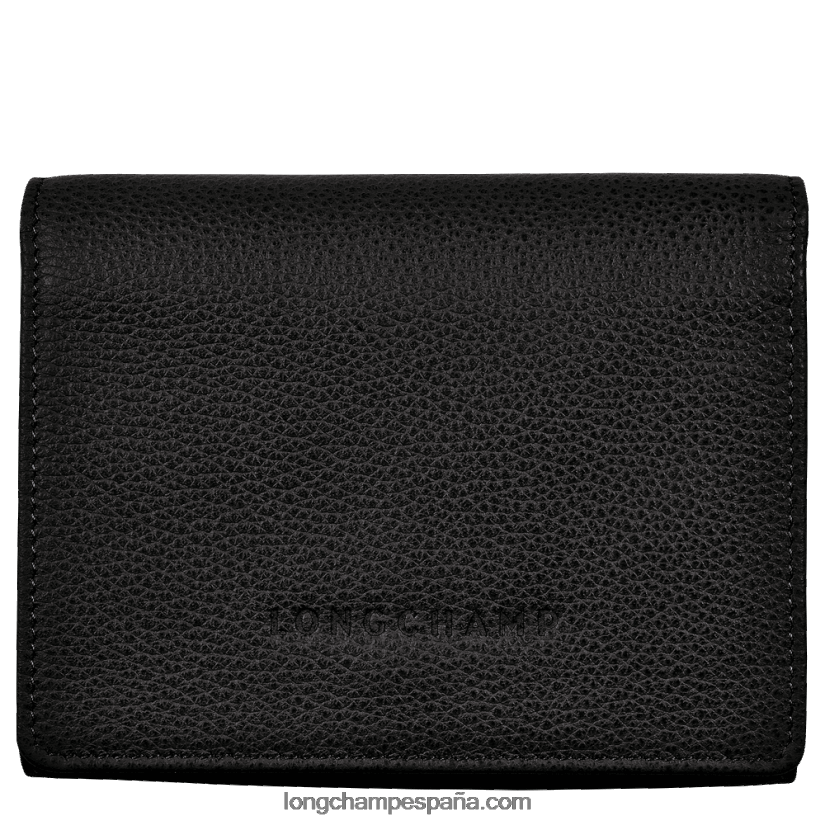 billetera le foulonne hombres negro 642B88595 Longchamp