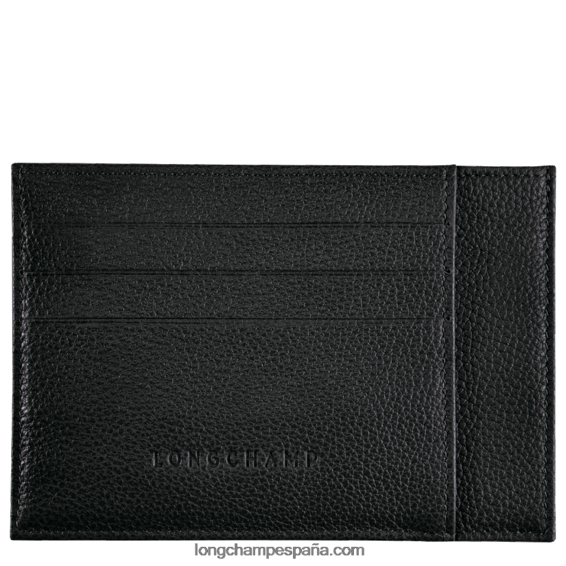 tarjetero le foulonne hombres negro 642B88650 Longchamp