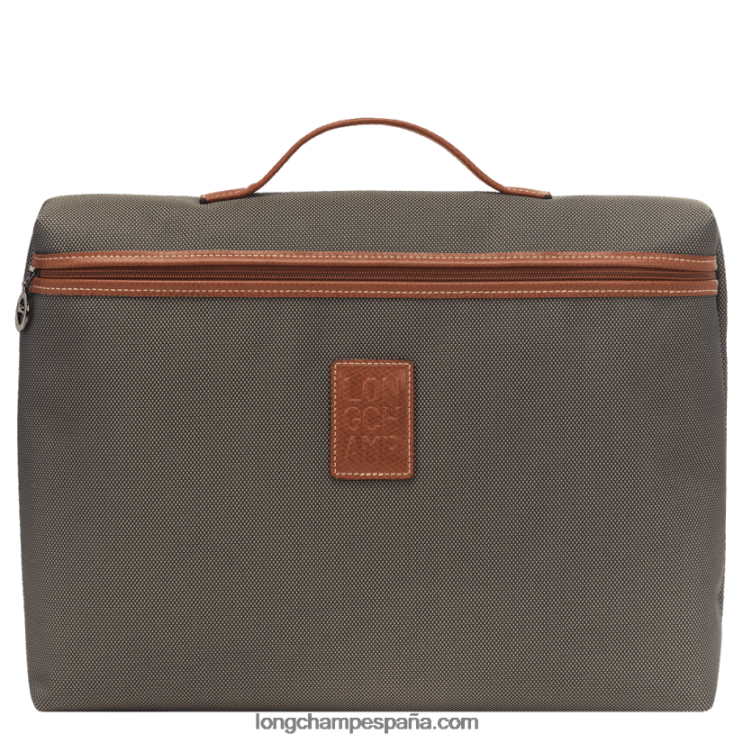 maletín boxford m hombres marrón 642B881098 Longchamp