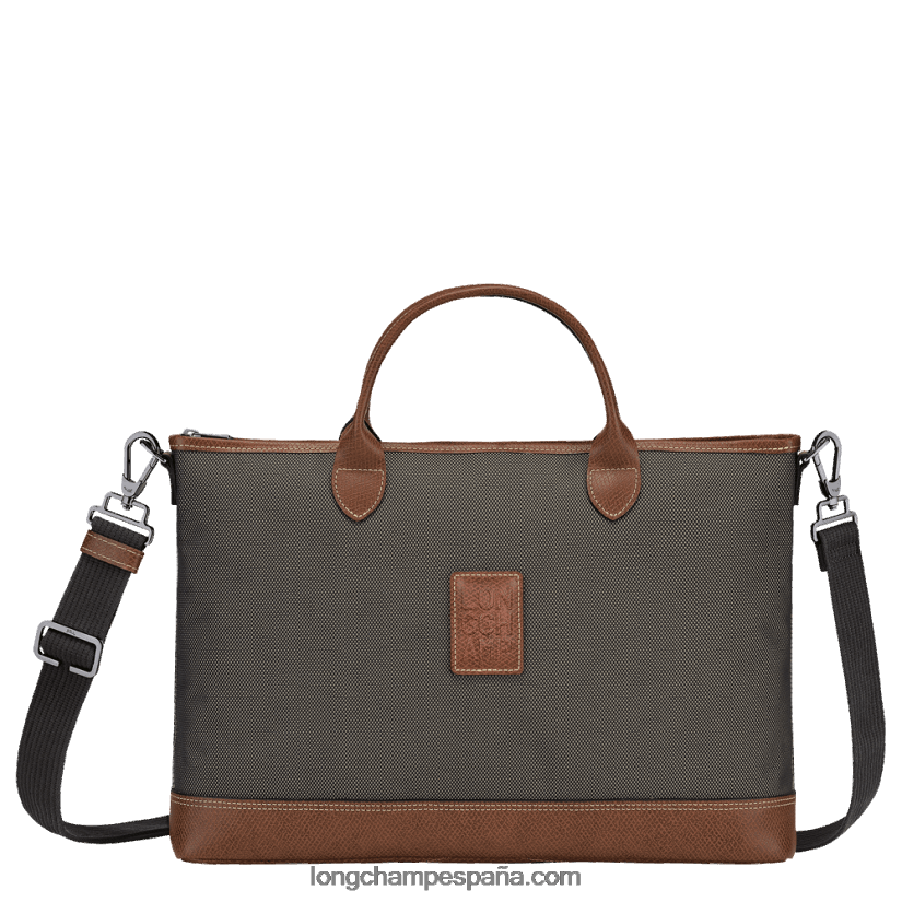 maletín boxford m hombres marrón 642B88465 Longchamp