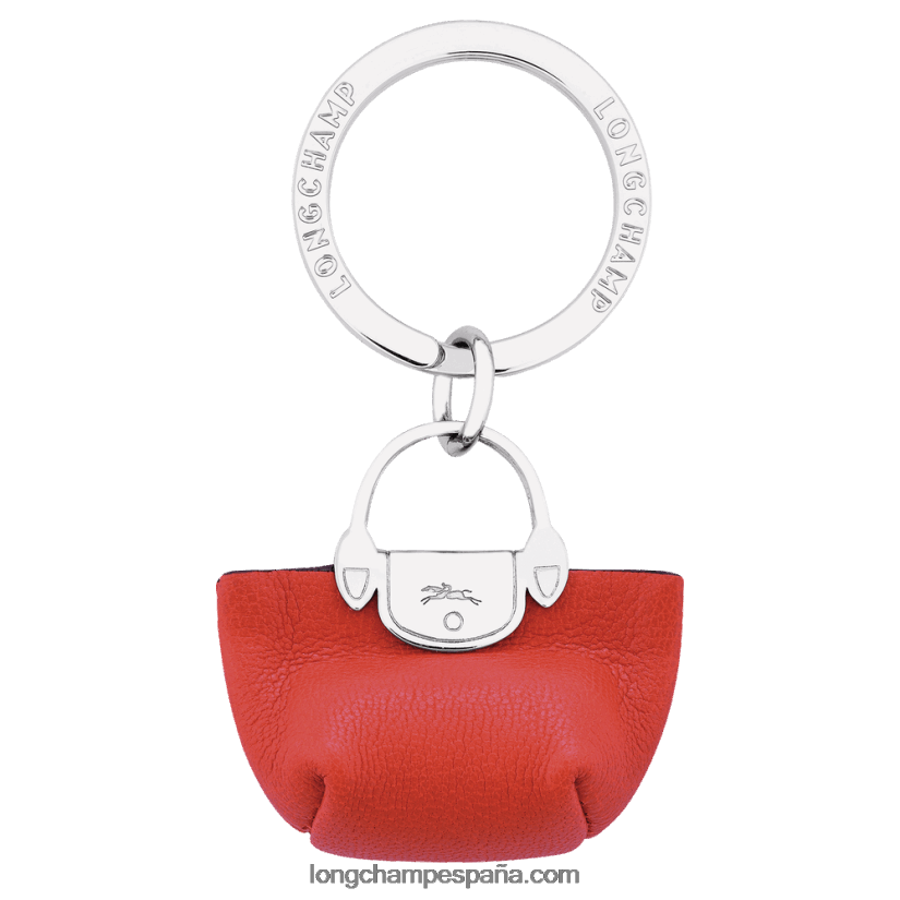 le pliage cuir llaveros pliage mujer naranja 642B88735 Longchamp