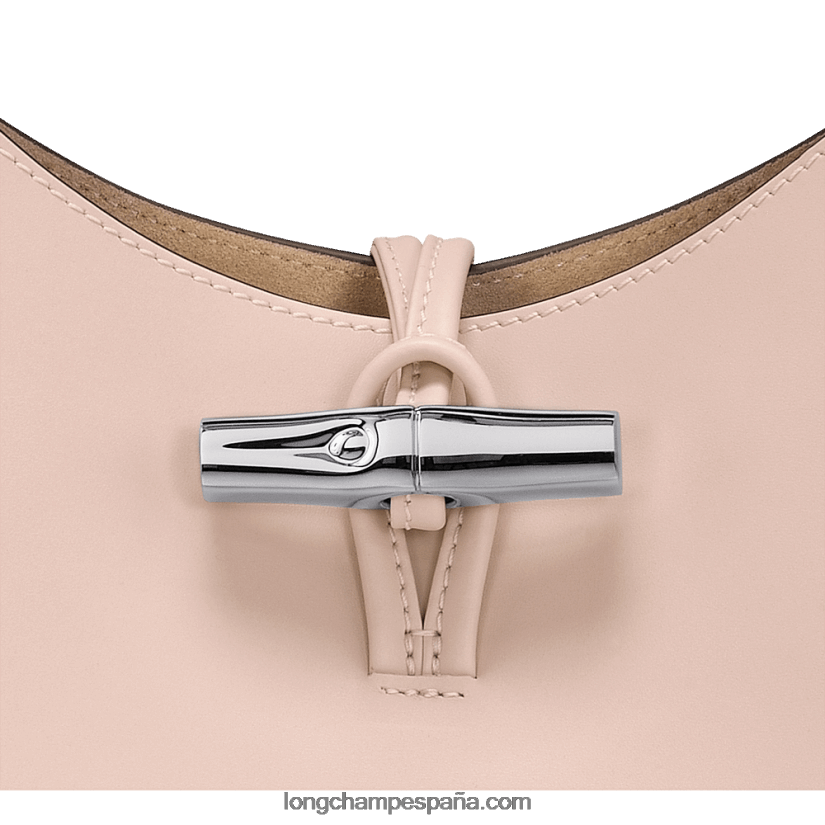 bolso hobo roseau m mujer Rosa palido 642B88367 Longchamp