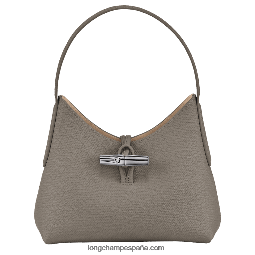 bolso hobo roseau mujer tórtola 642B88374 Longchamp