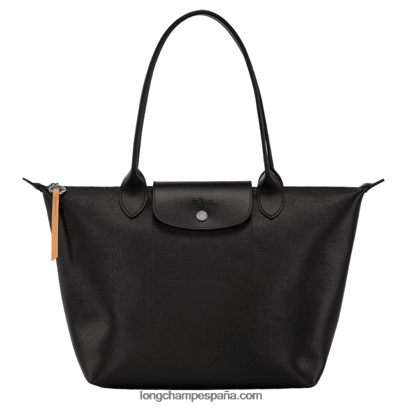 bolso tote city le pliage m mujer negro 642B88352 Longchamp