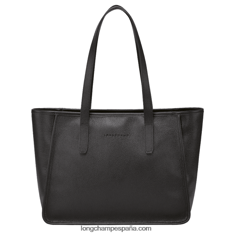 bolso tote le foulonne l mujer negro 642B88384 Longchamp