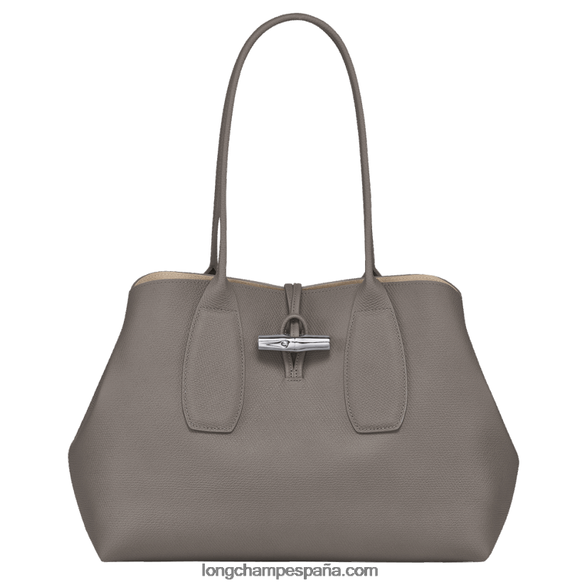 bolso tote roseau l mujer tórtola 642B88370 Longchamp