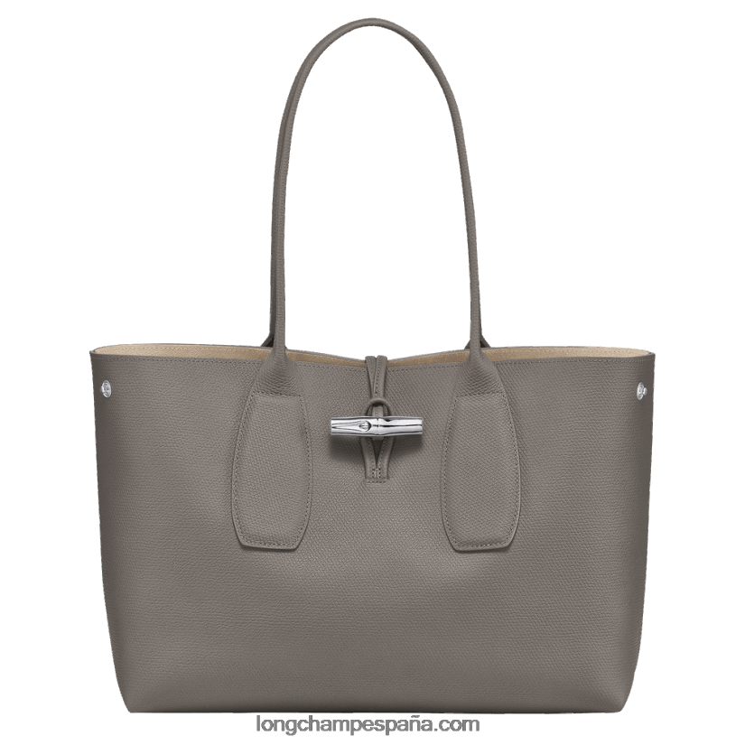 bolso tote roseau l mujer tórtola 642B88370 Longchamp