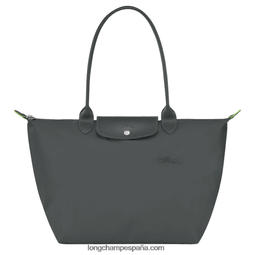 bolso tote verde le pliage l mujer grafito 642B88405 Longchamp