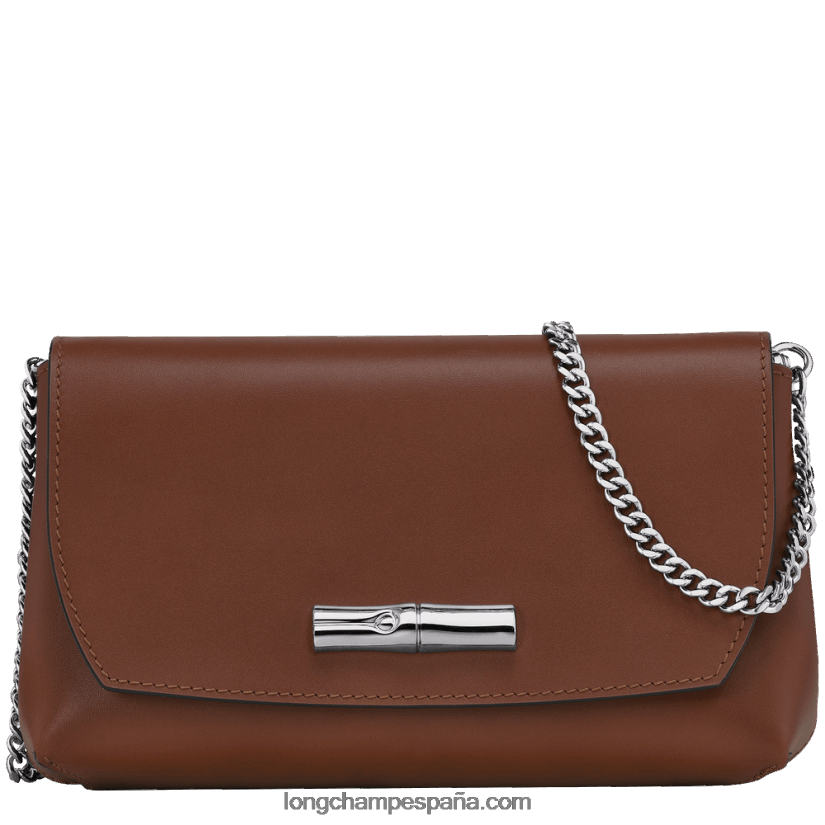 bolso de mano roseau mujer ébano 642B88247 Longchamp