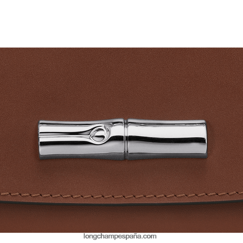 bolso de mano roseau mujer ébano 642B88247 Longchamp