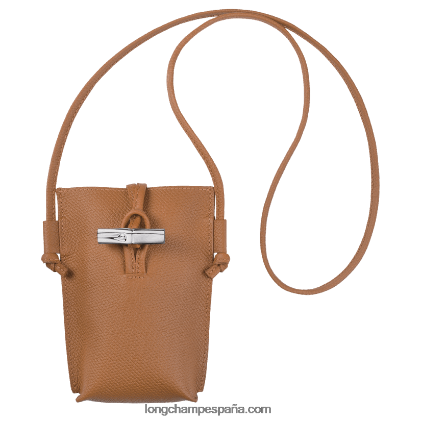 funda de teléfono roseau con encaje mujer natural 642B88684 Longchamp