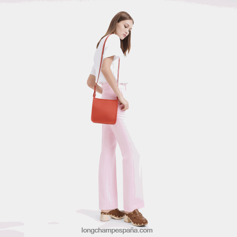 bandolera le foulonne s mujer naranja 642B88274 Longchamp