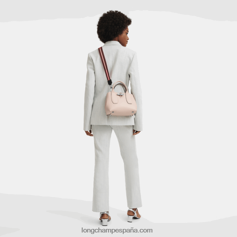 bolso roseau mujer Rosa palido 642B88102 Longchamp