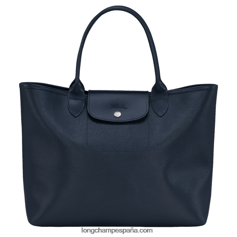 bolso tote city le pliage l mujer Armada 642B8886 Longchamp