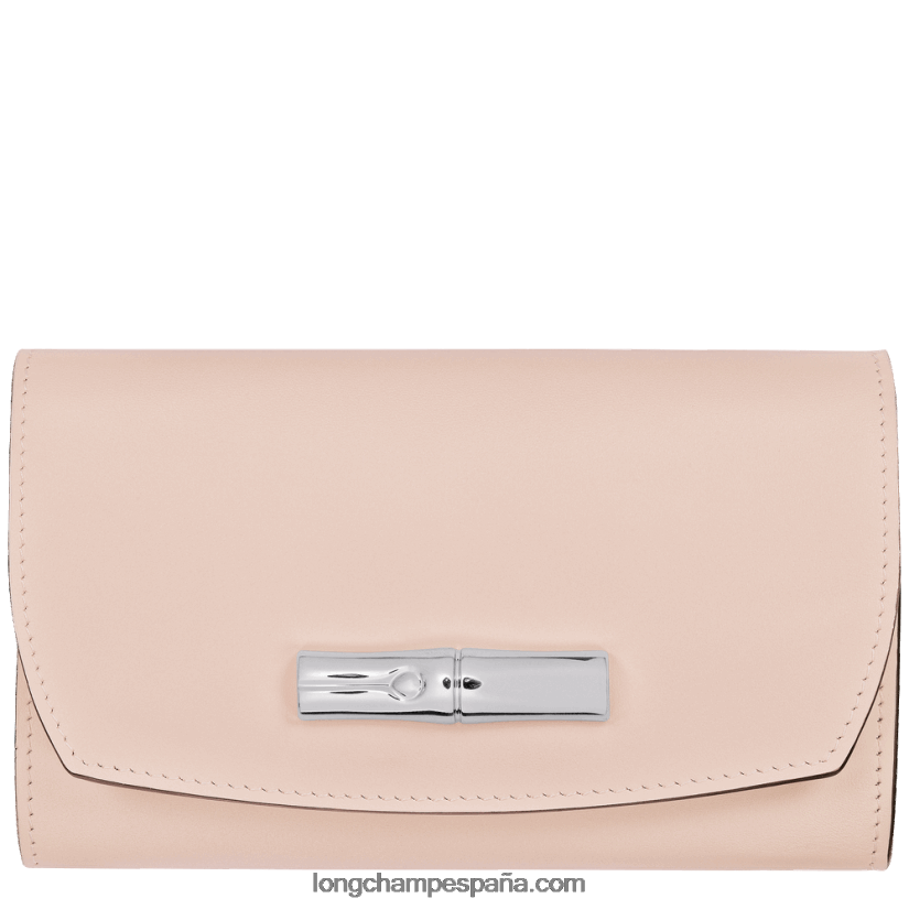 billetera roseau mujer Rosa palido 642B88564 Longchamp