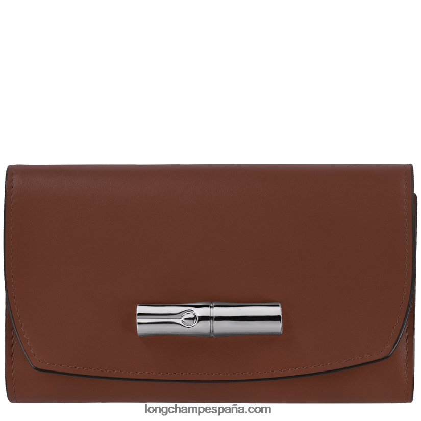 billetera roseau mujer ébano 642B88562 Longchamp