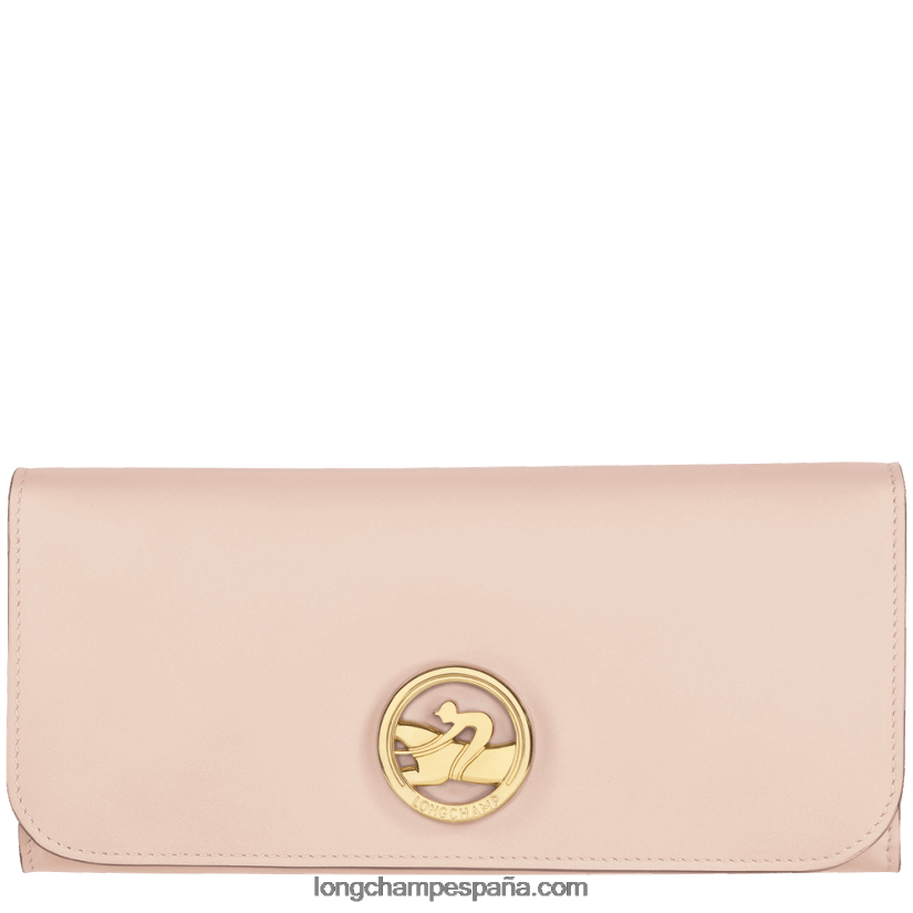 cartera box trot continental mujer Rosa palido 642B88561 Longchamp