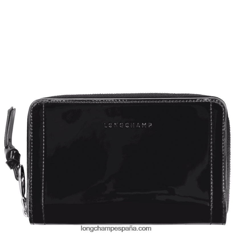cartera de buzón mujer negro 642B88619 Longchamp