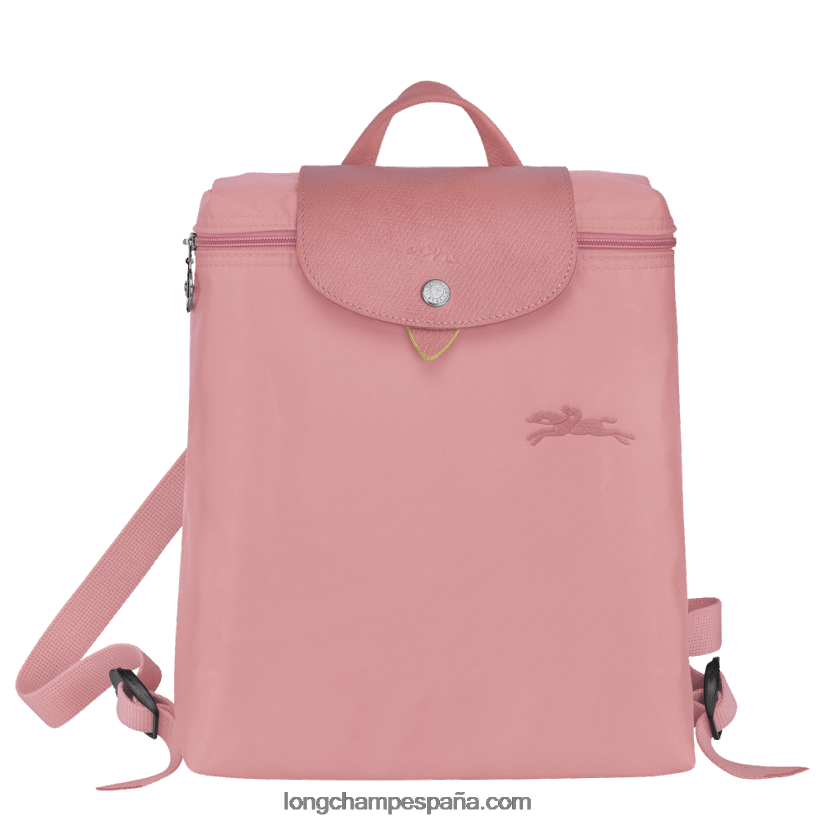 mochila le pliage verde mujer pétalo rosa 642B88440 Longchamp