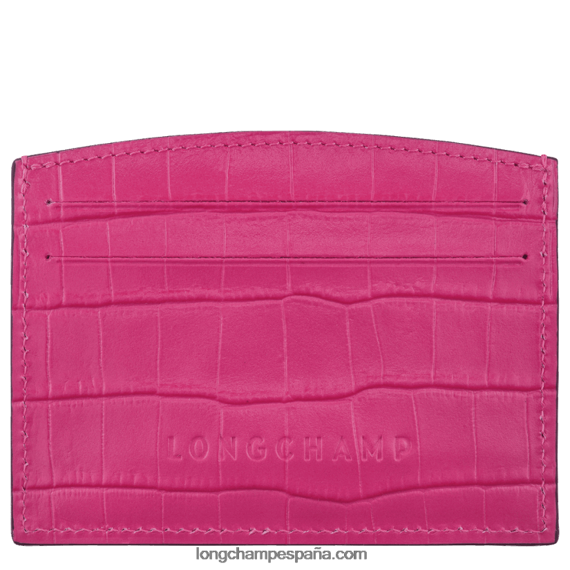 tarjetero roseau mujer fucsia 642B88642 Longchamp