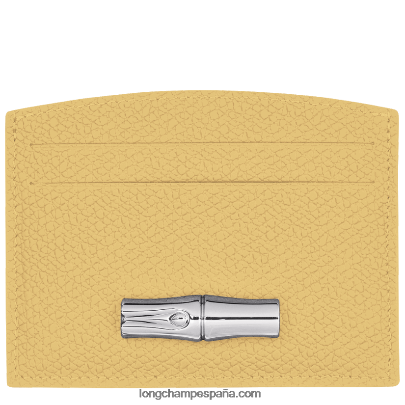 tarjetero roseau mujer maíz 642B88638 Longchamp